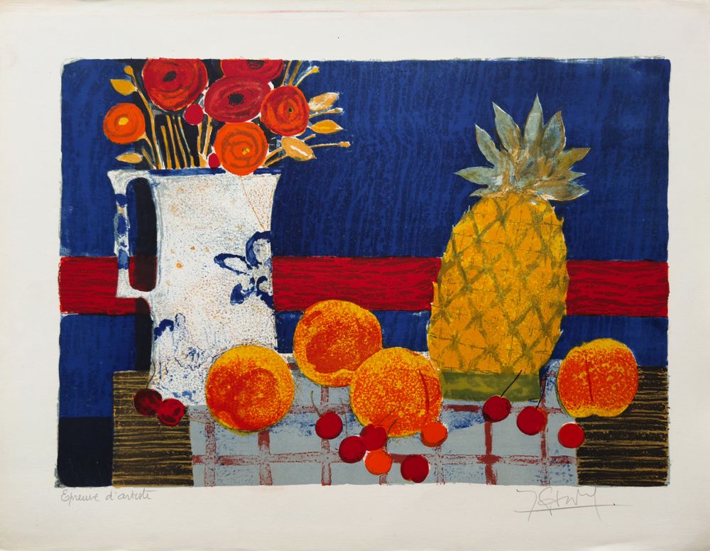 Nature morte à l'ananas