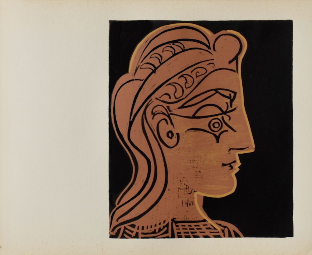 LC - Tête de femme de profil