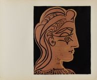 LC - Tête de femme de profil