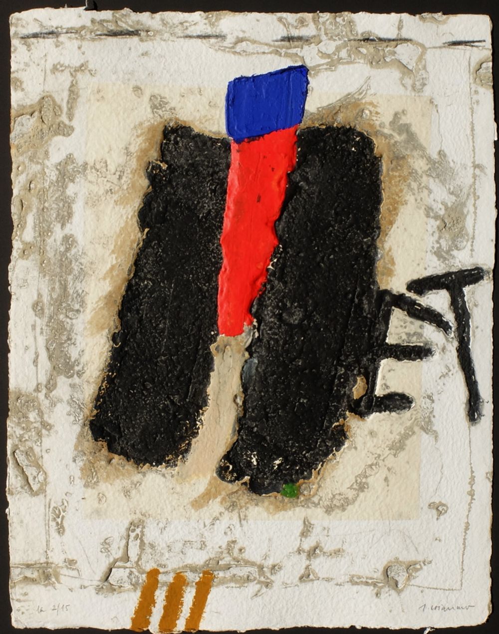 La faille (portfolio de 3 gravures)