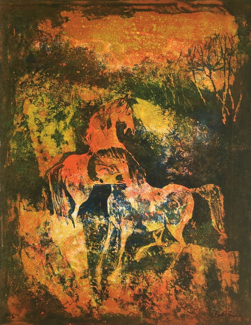 Chevaux en liberté