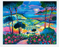 French Riviera - Chemin sous les ombrages