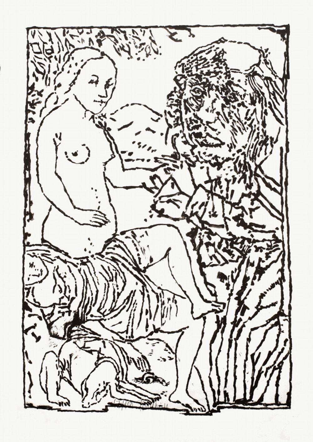 Le peintre et son modèle