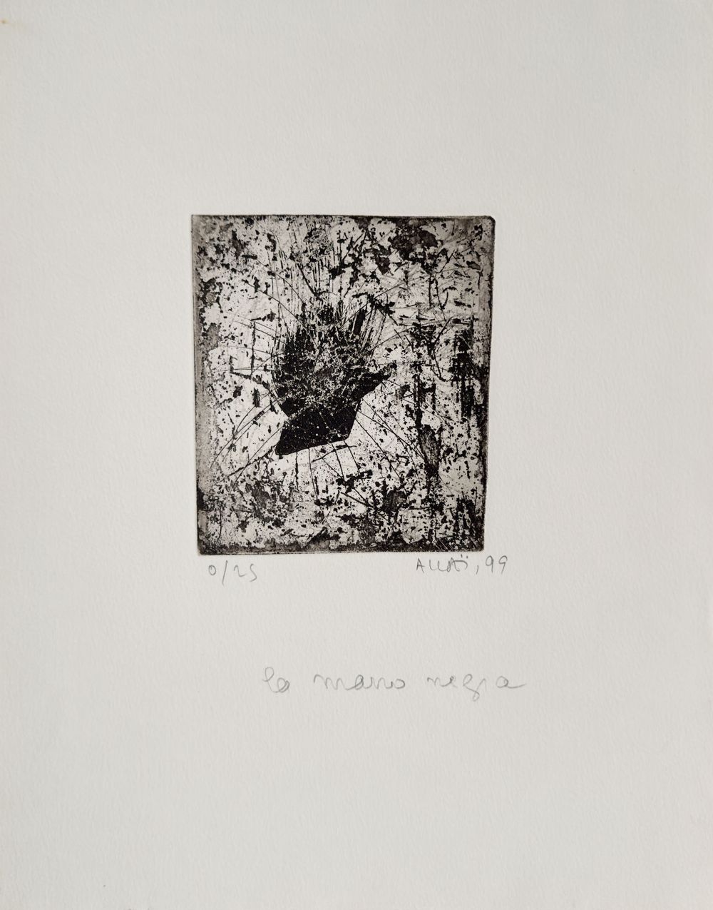 Composition 99-01 - La mano negra