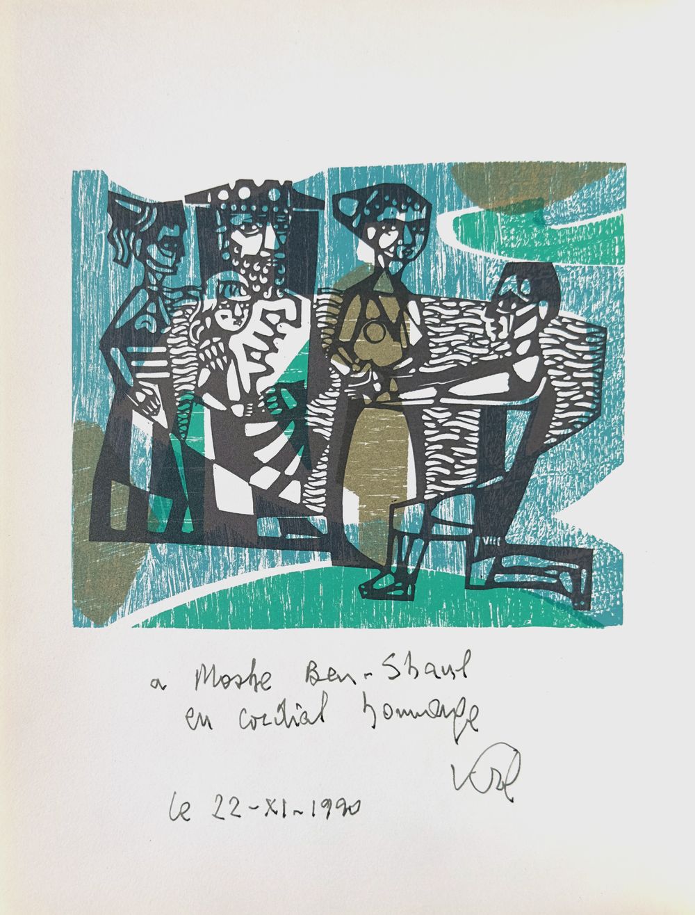 De livre en livre (8 bois gravés en couleur dont 1 signé) — vue 2