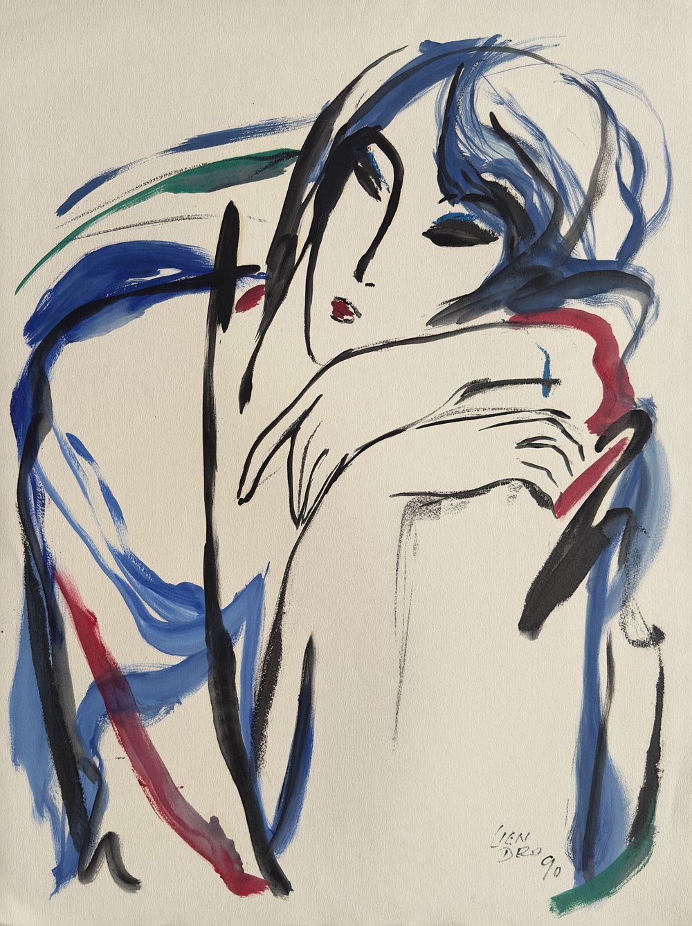 Femme sur une chaise
