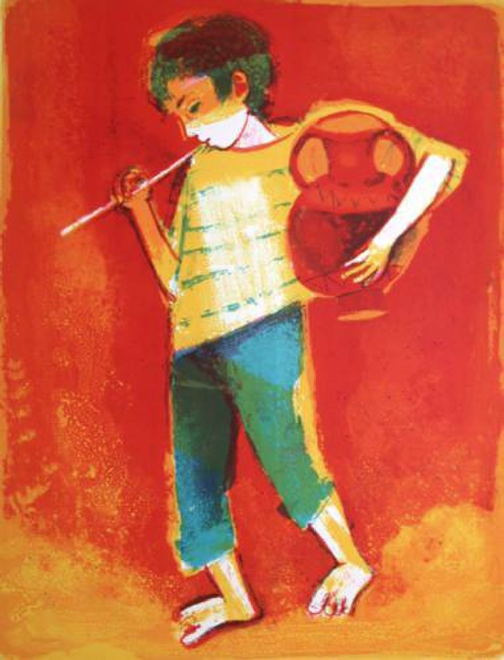 Enfant au pipeau
