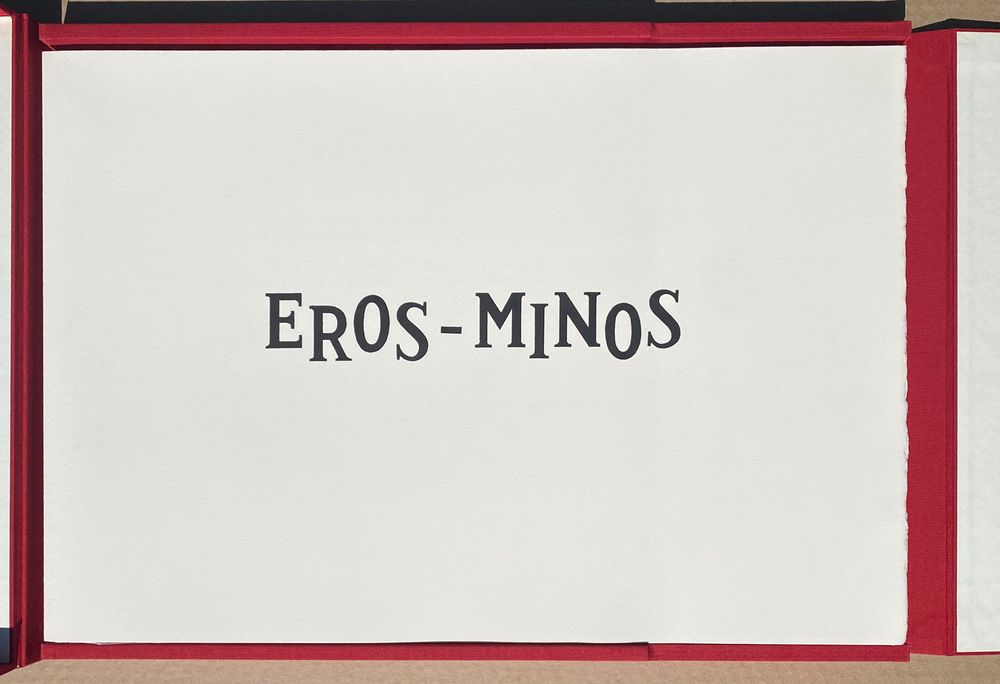Eros Minos (12 lithographies et 12 poèmes de Sobhi Habchi) — vue 2