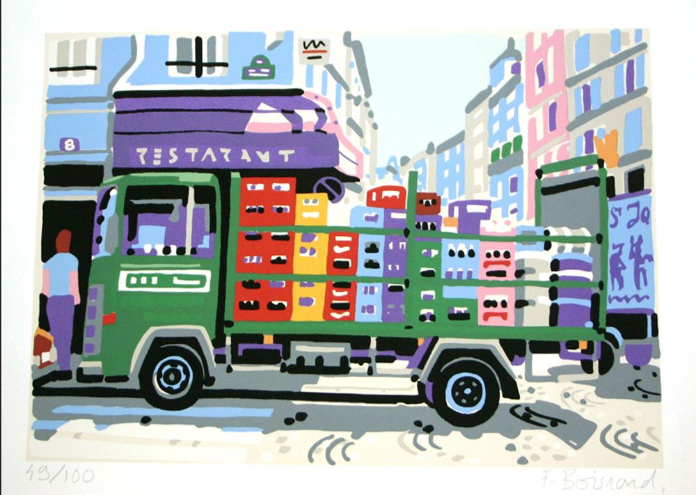 Camion de bière