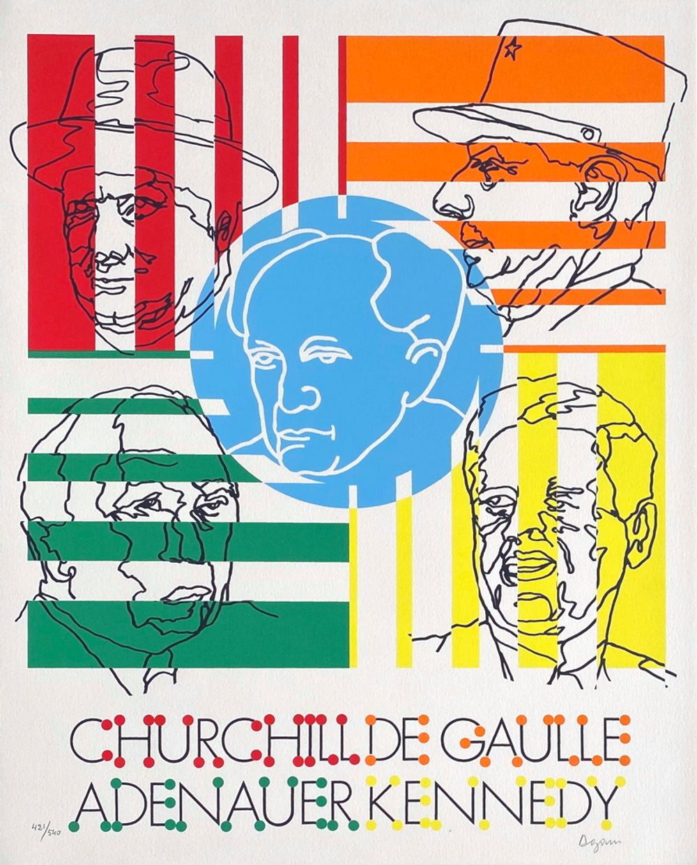 Ben Gourion (10 screenprints + 1 multiple) — vue 11