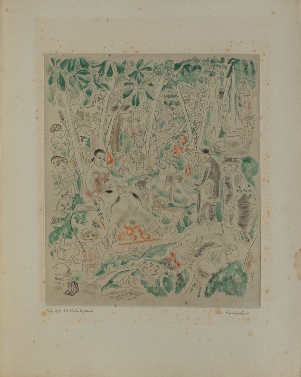 Rues et visages de Paris - Le bois du dimanche