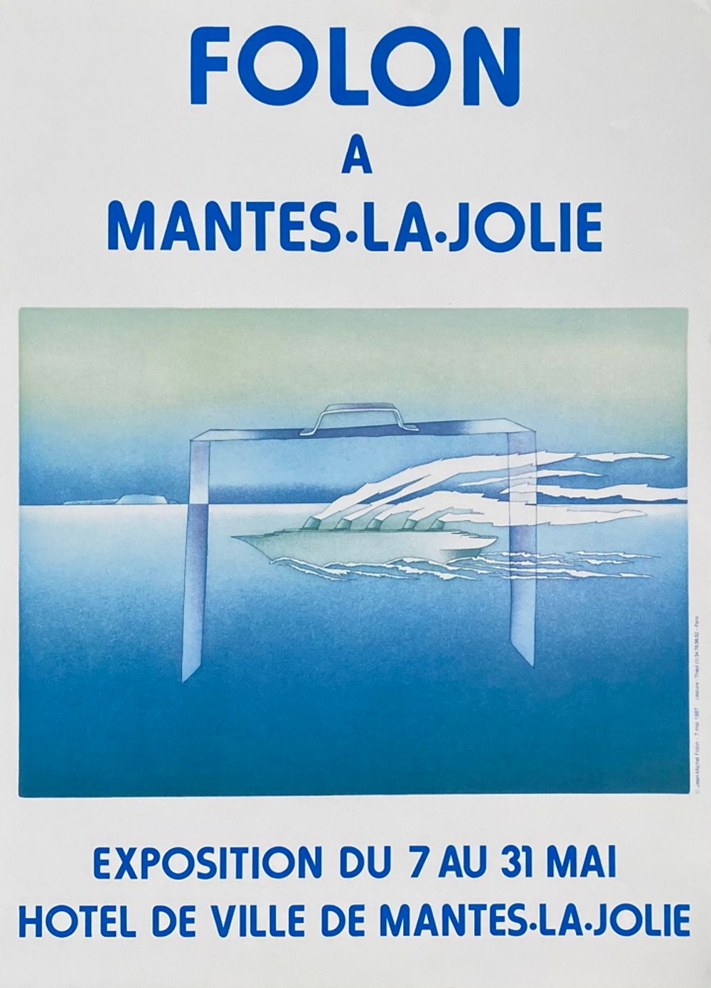 Expo 1987 - Hôtel de ville de Mantes la Jolie