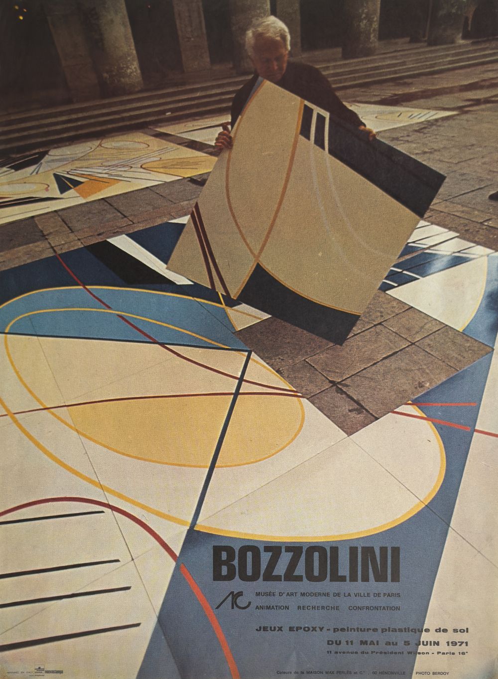 Expo 71 - ARC Musée d'Art Moderne - jeux epoxy peinture plastique de sol