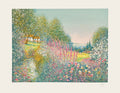 Paysage fleuri