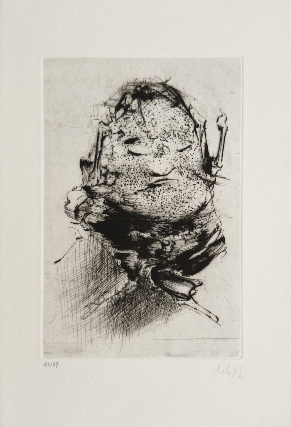 Vacuoles - Texte Claude Louis Combet (3 gravures signées) — vue 4