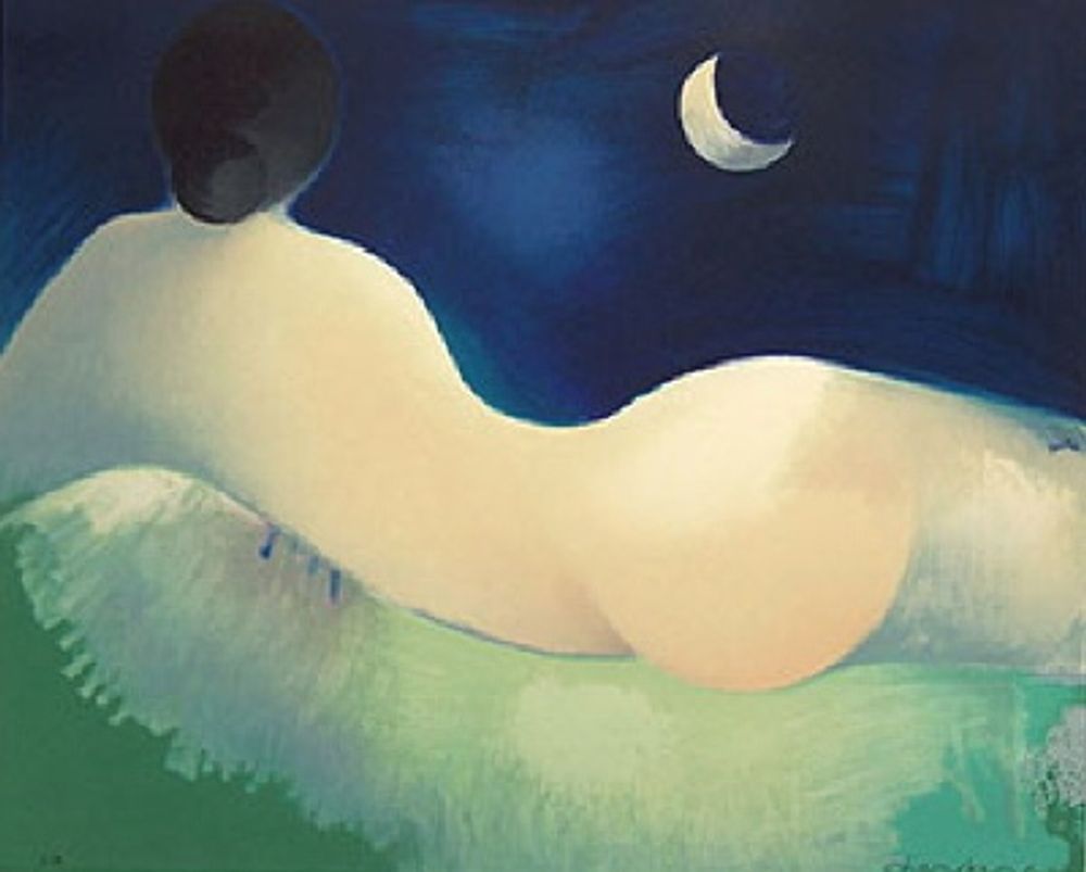 Nu au clair de lune