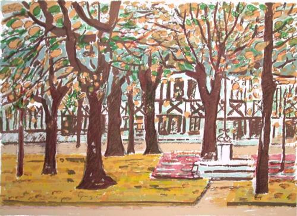 L'aître St Maclou à l'automne