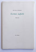 Ecriture ineffable (3 gravures signées)