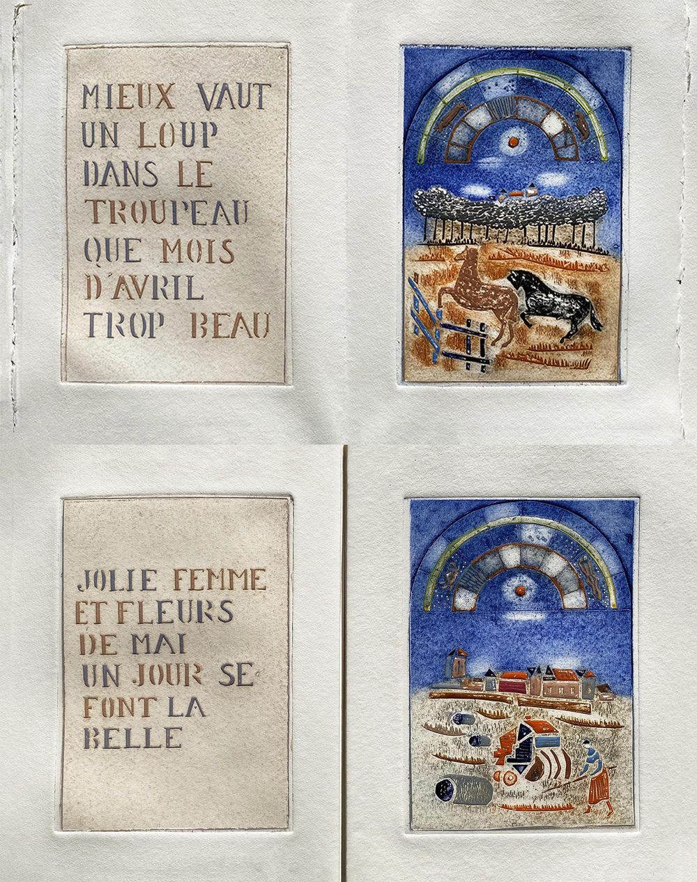 Les Riches heures de Louttre B. (12 gravures) — vue 4