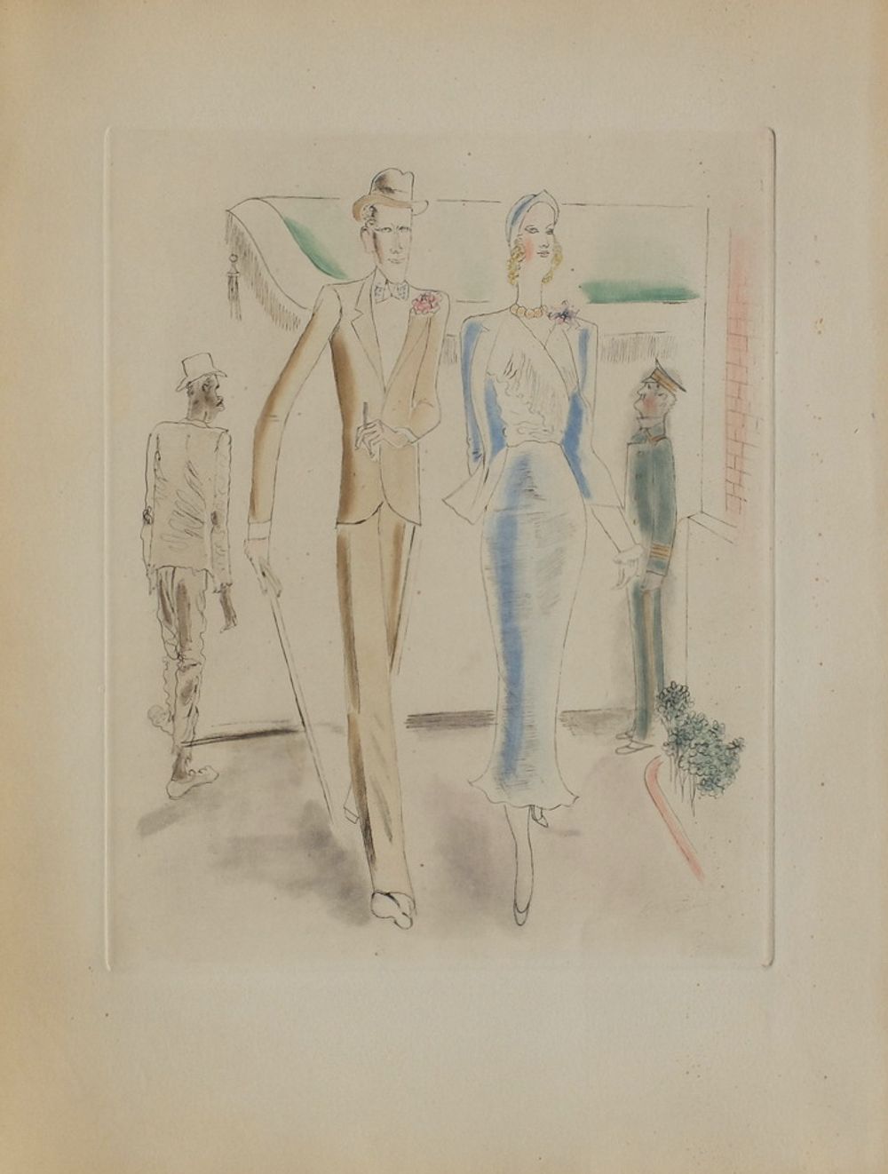 Rues et visages de New-York - Couple mondain