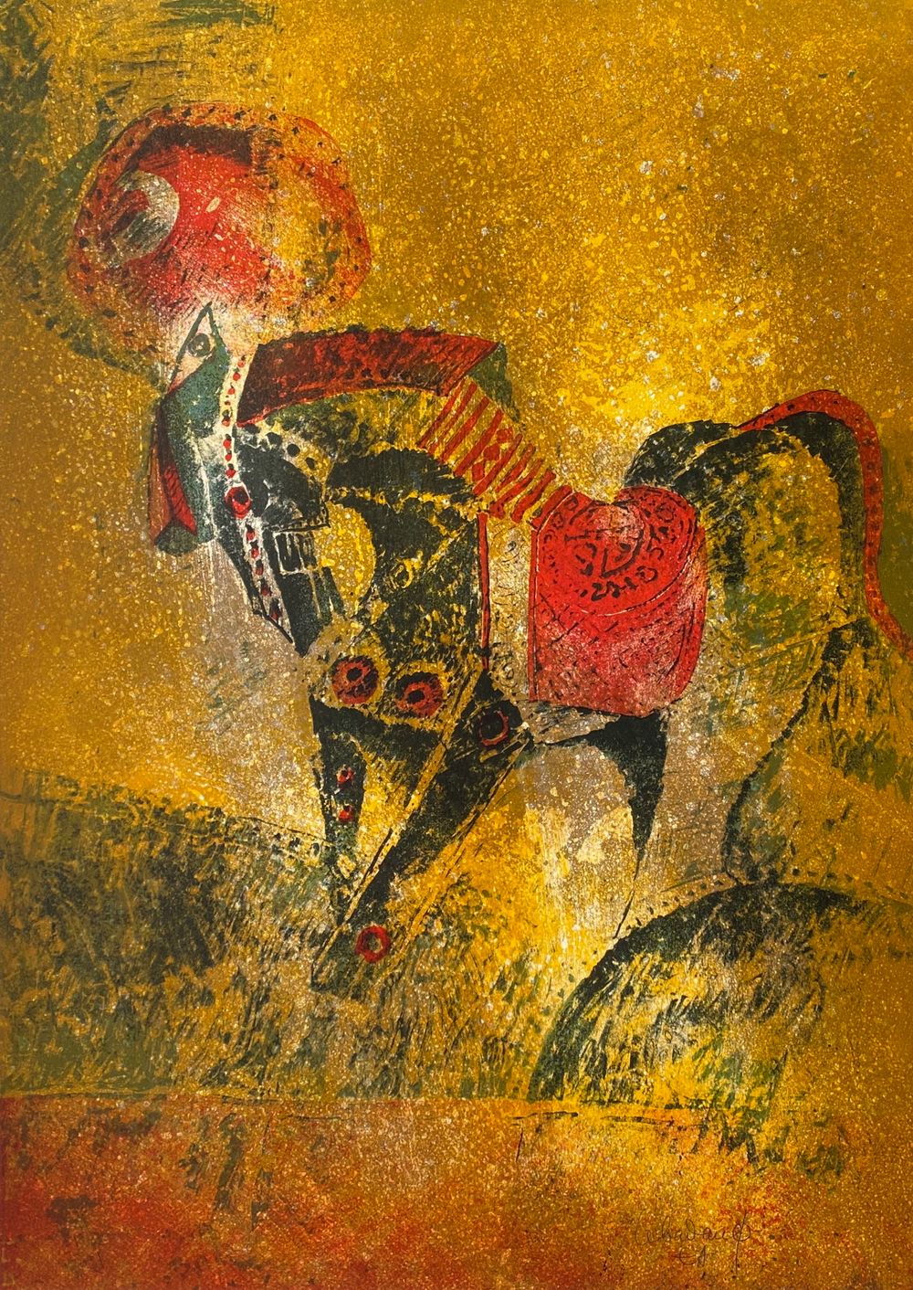 Cheval en habit de fête V