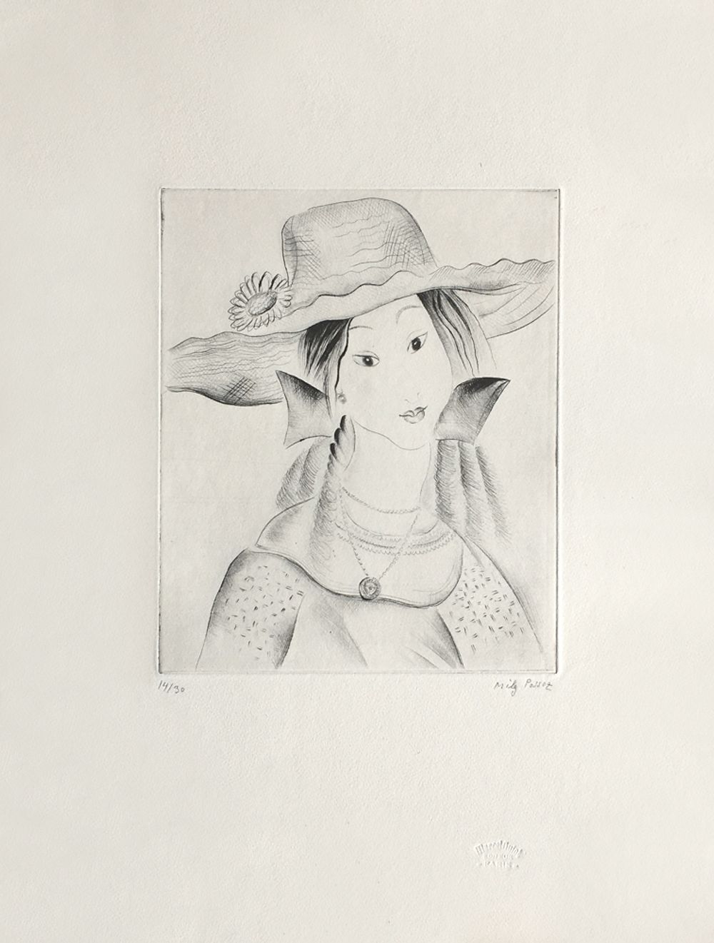 Fillette au chapeau