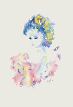 Jeune fille de profil I