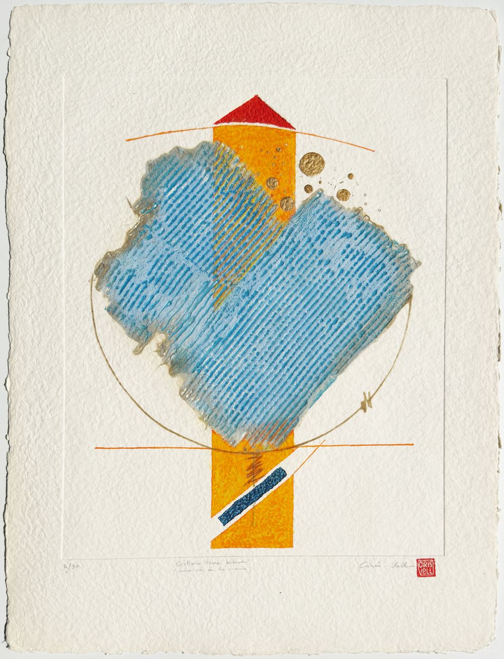 Sillons terre bleue I