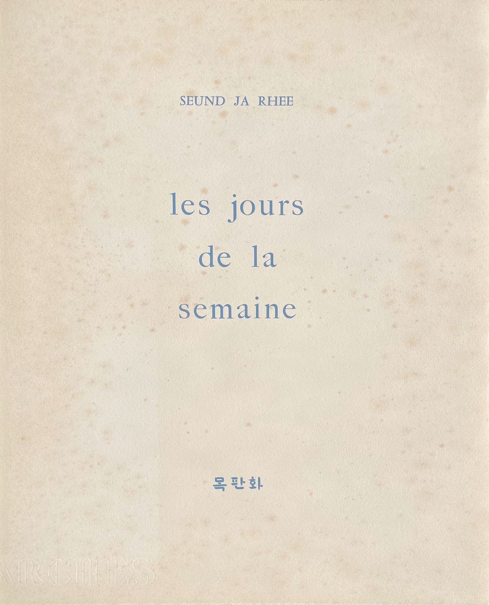 Les jours de la semaine (complete portfolio with signed frontispice) — vue 3
