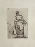 Paysanne au panier