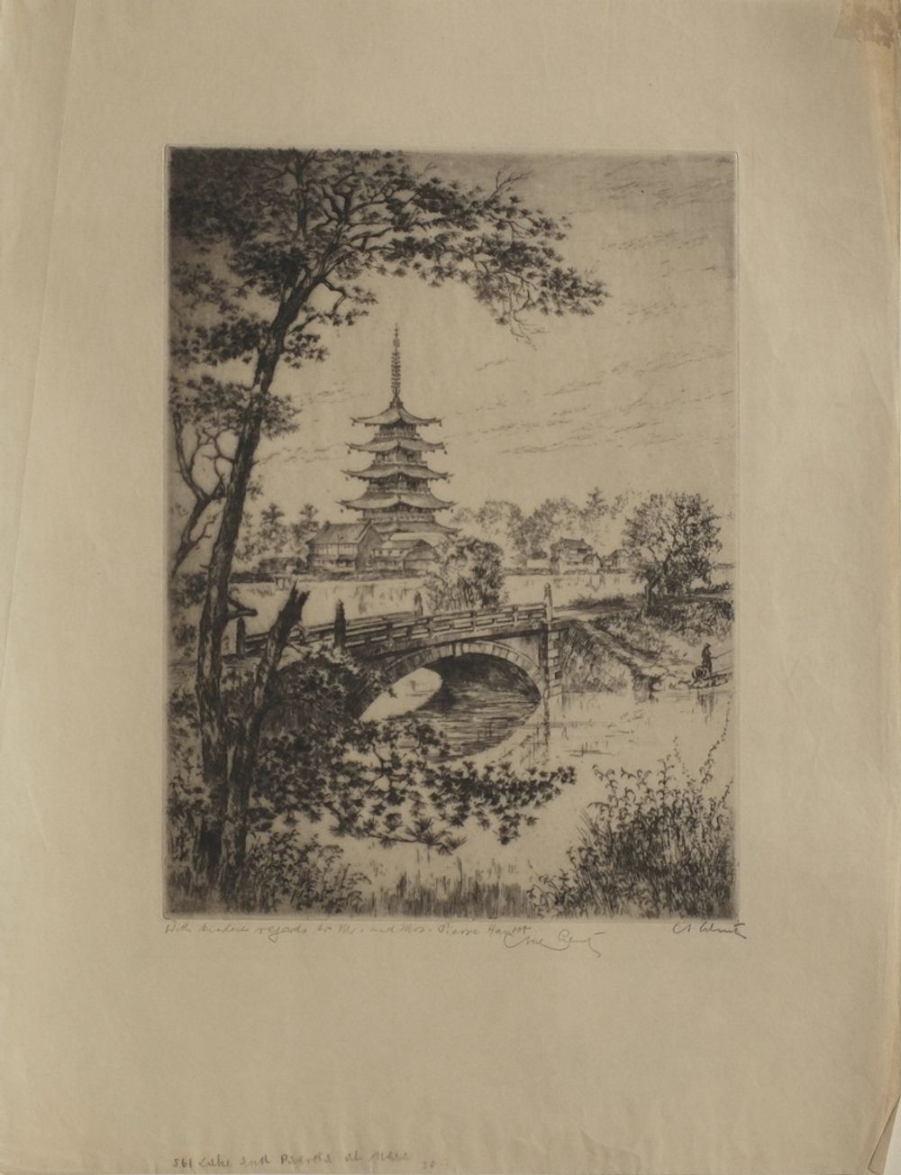 Lake and Pagoda at Nara