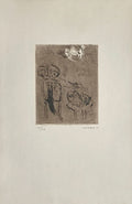 Homme bête et oiseau