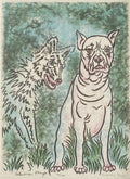 Le loup et le chien (signed)