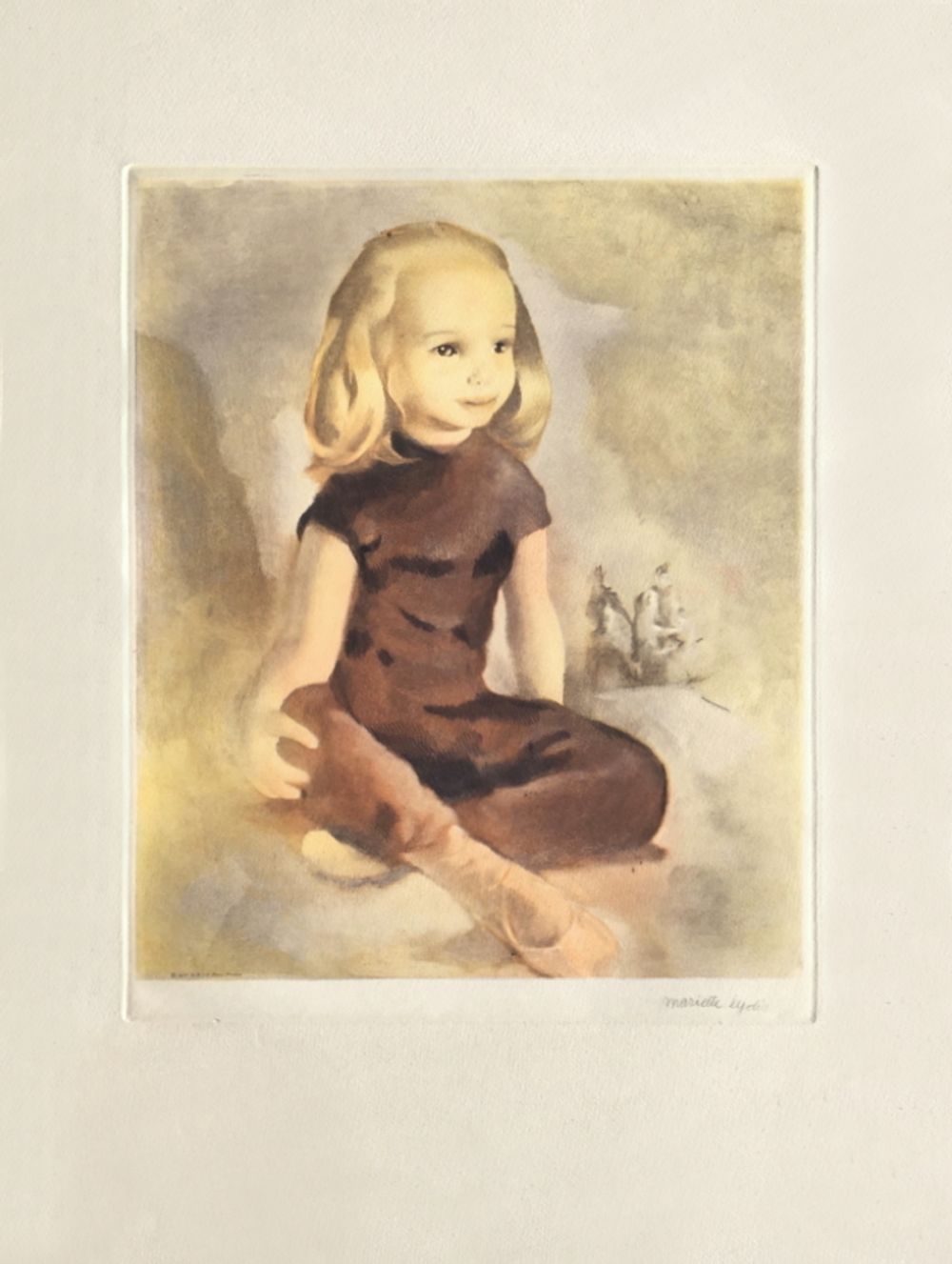Jeune fille assise