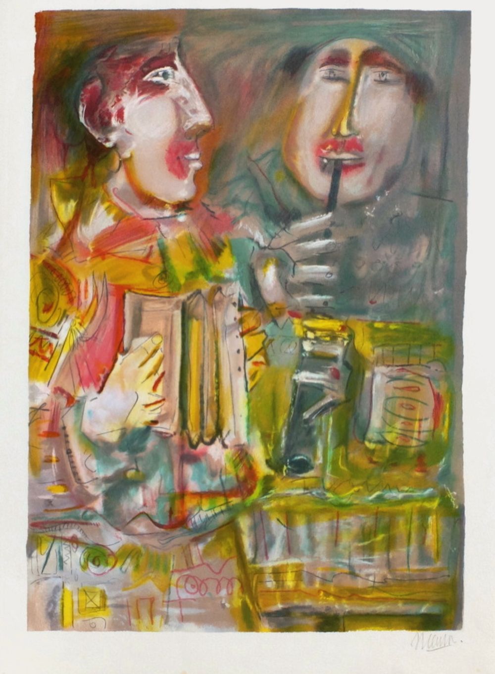 Deux musiciens