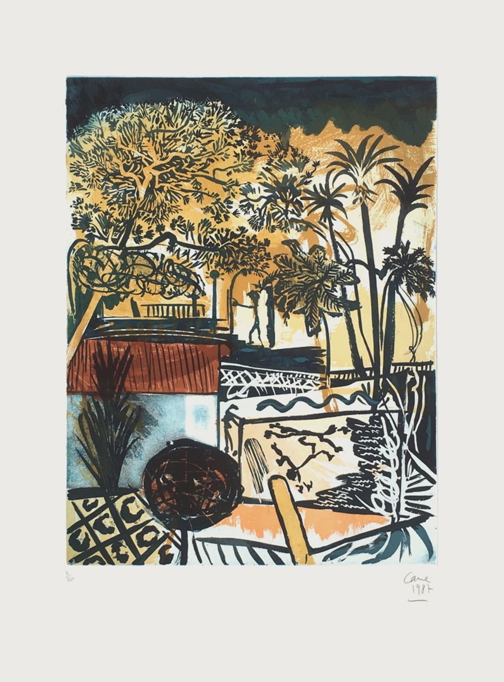 Paysage ocre