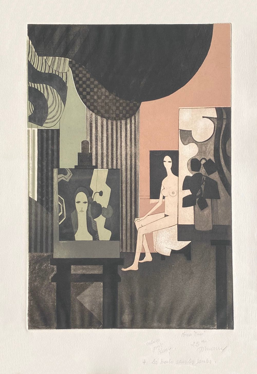 Nu à l'atelier