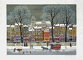 Les quais sous la neige