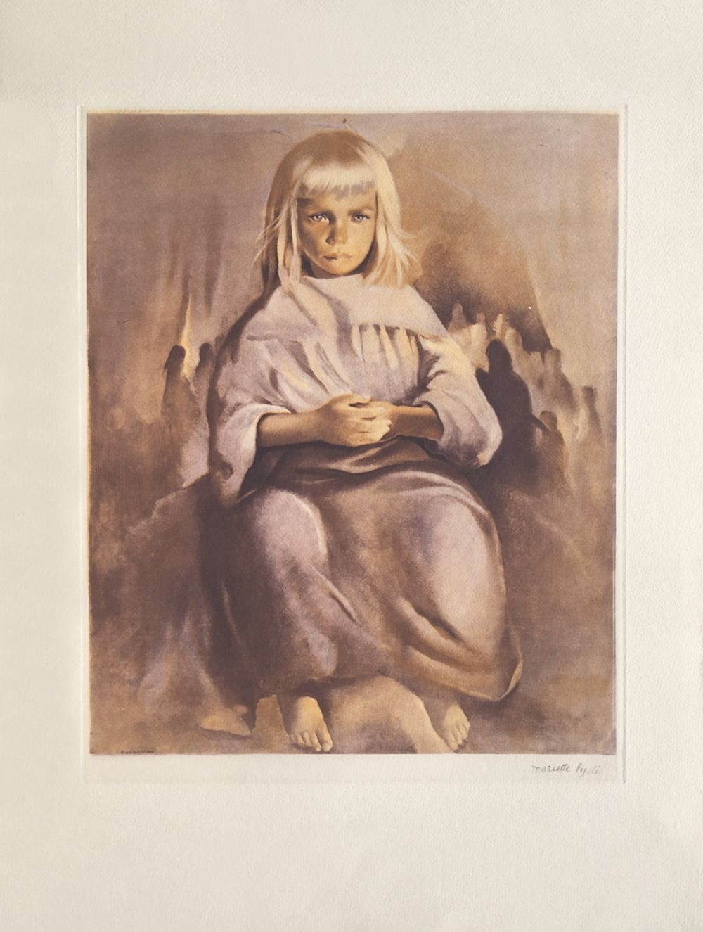 Jeune fille assise