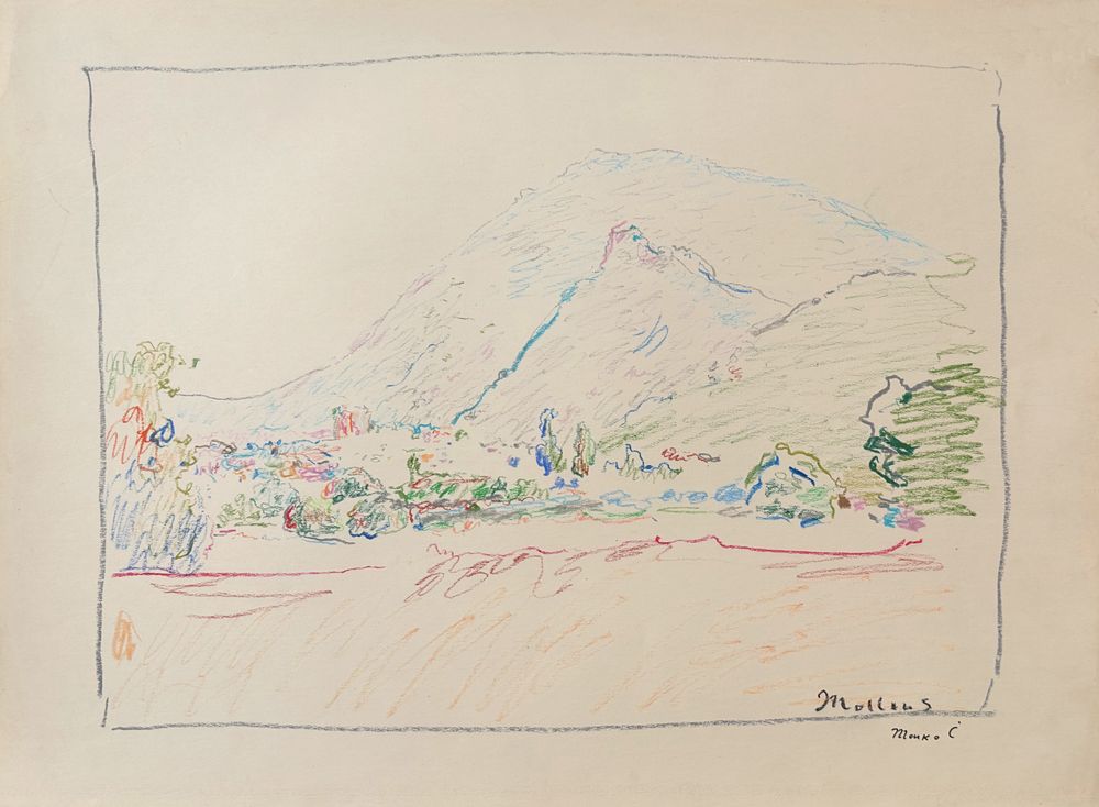 Mollans sur Ouvèze (pastel)