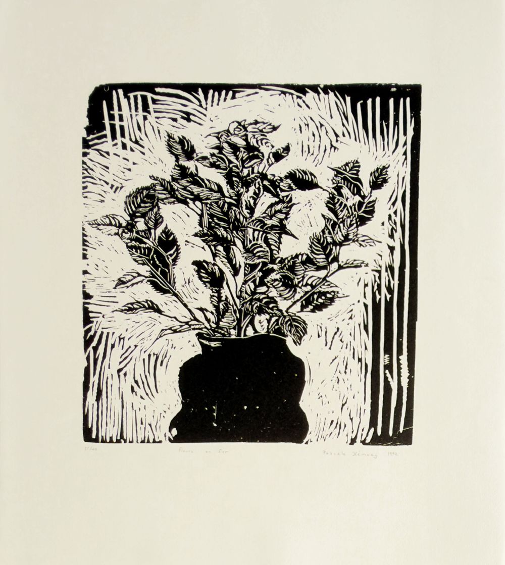 Fleurs en fer