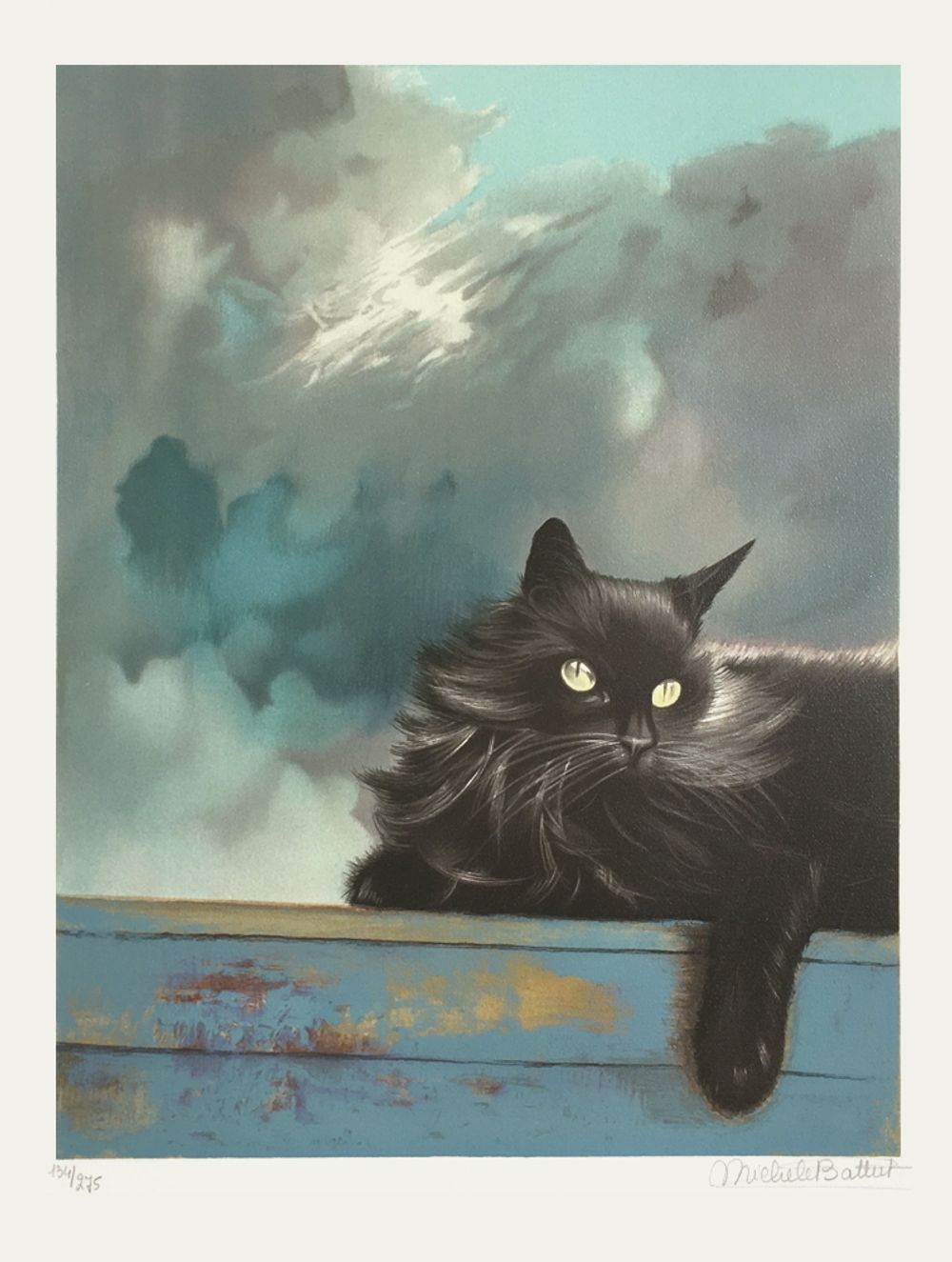 Le chat gris