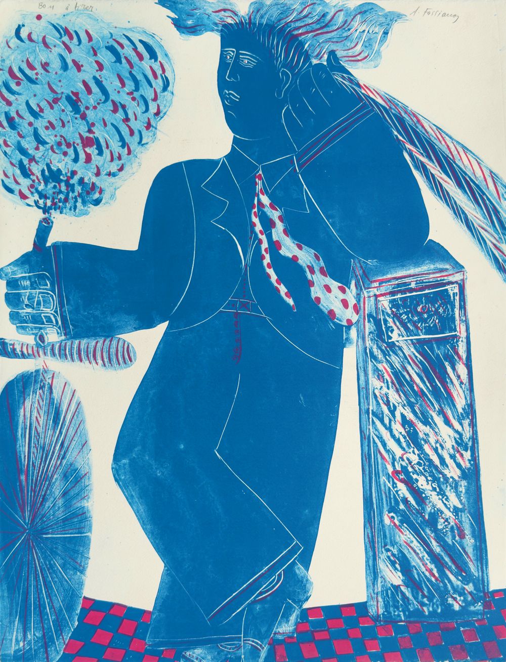 L'homme accoudé