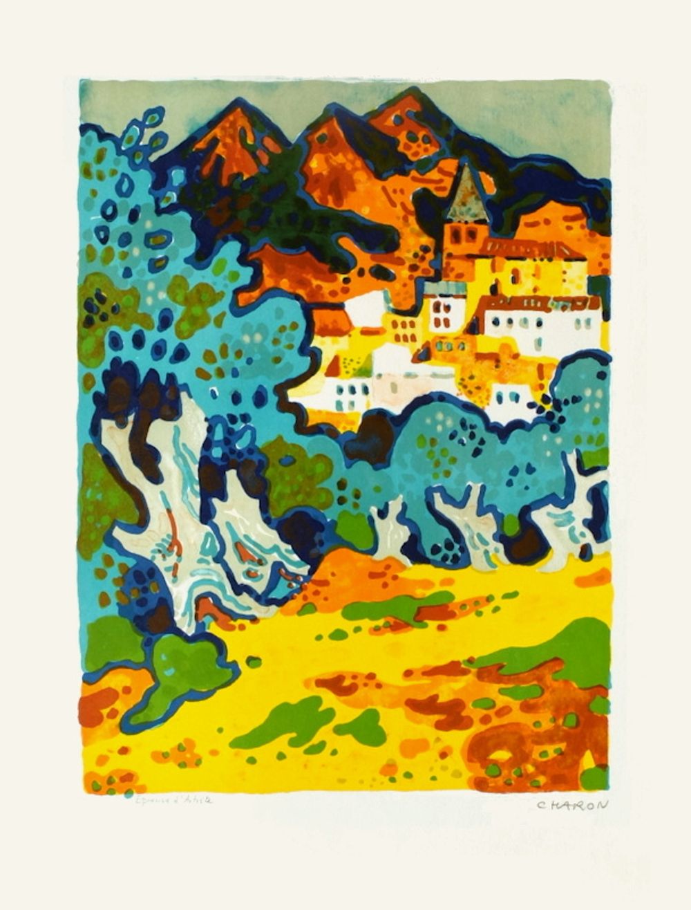 Village aux oliviers