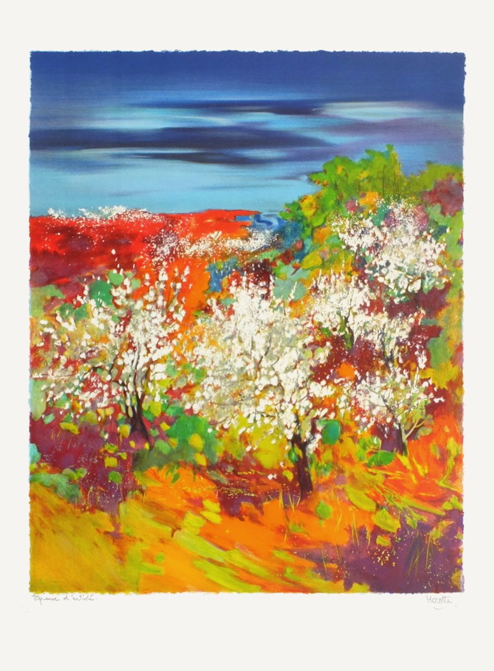 Les arbres en fleurs