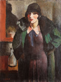 Elégante au chapeau