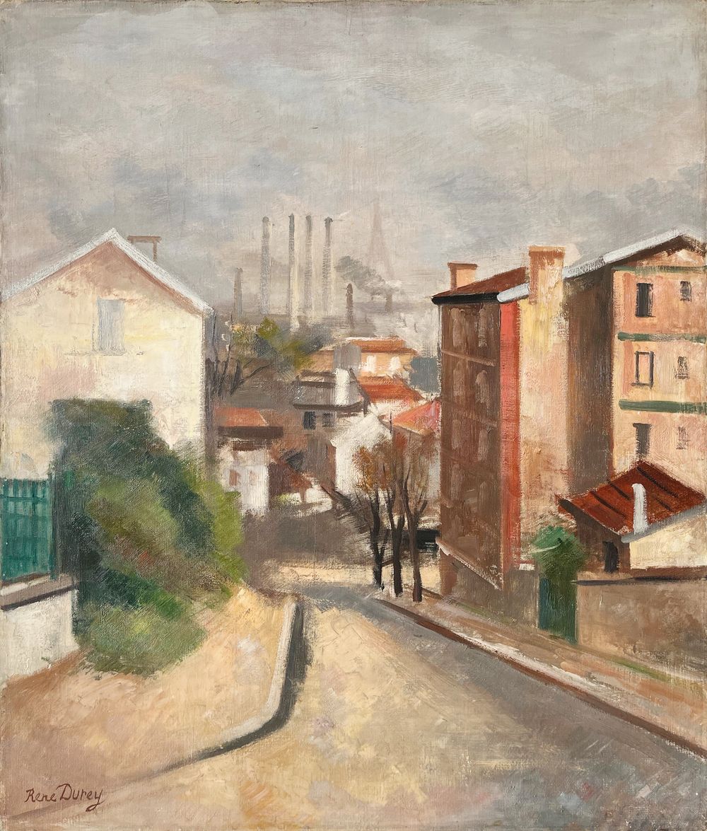 Vue sur Paris depuis Meudon (rue Robert Julien Lanen)