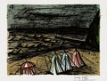 Tentes sur la plage