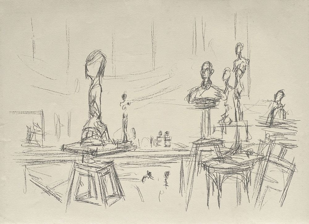 Sculptures dans l'atelier IV