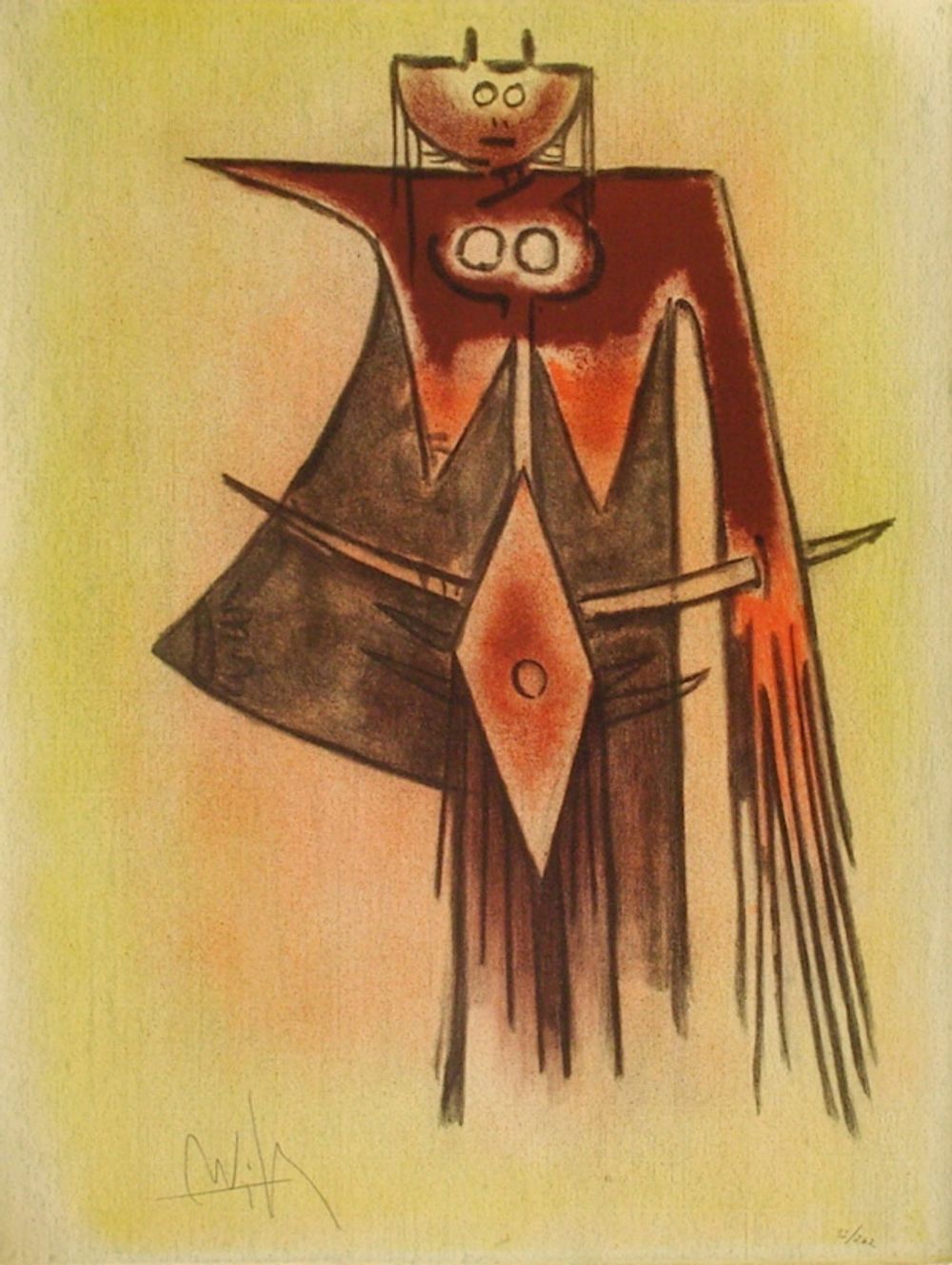 Demoiselle blasonnée